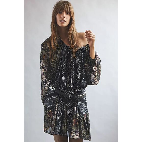Free people Seven Wonders Mini Dress Size L - Picture 2 of 8